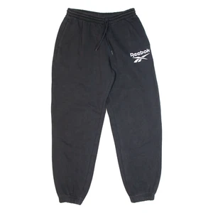 REEBOK Boys Joggers Black Tapered M W28 L28 - Picture 1 of 6