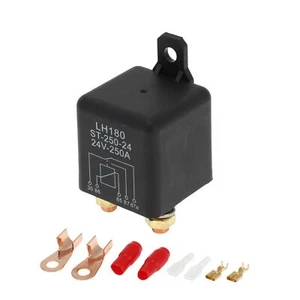 2 Pins 24V 250A Auto Relay Multi Purpose Waterproof Car Relays 1 Set Latching... - Picture 1 of 6