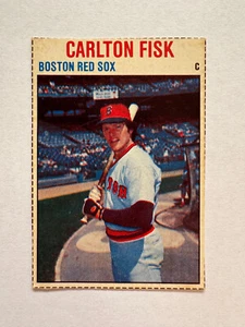 1979 Hostess #106 HOFer Carlton Fisk Boston Red Sox (Nice Hand Cut) - Picture 1 of 2