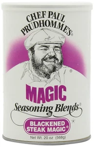 Chef Paul geschwärztes Steak magisches Gewürz, 20-Unzen Kanister (2er Pack) - Bild 1 von 12