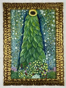Gustav Klimt (Handmade) Oil On Canvas Signed & Stamped Framed Painting - Picture 1 of 4