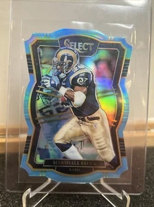 2017 Panini Select Premier Level Die-Cut Light Blue Prizm /99 Marshall Faulk HOF - Picture 1 of 3