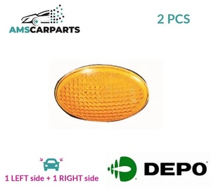 INDICATOR LIGHT BLINKER LAMP PAIR LATERAL INSTALLATION 442-1402N-UE LORO 2PCS - Picture 1 of 5