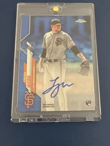 2020 Topps Chrome Logan Webb RA-LW RC rifrattore automatico BLU /150 SF Giants 🔥 - Foto 1 di 2