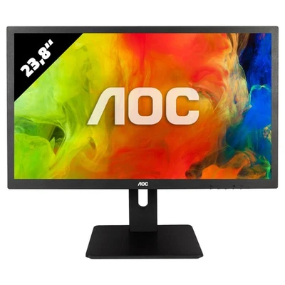AOC I2475PXQU-B 23,8 Zoll Monitor 1920x1080 FHD IPS 4ms Schwarz Bildschirm - Bild 1 von 4
