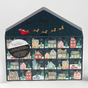 Nicole Miller Advent Calendar Community Houses 24 Customizable Spaces 16x16 NEW - Picture 1 of 3