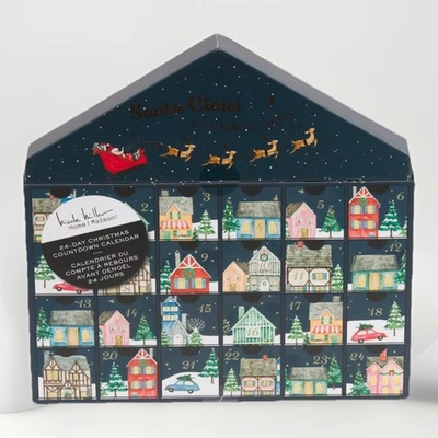 Nicole Miller Advent Calendar Community Houses 24 Customizable Spaces 16x16 NEW - Image 1 of 3