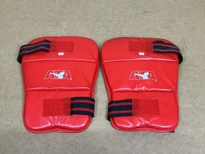 Espinilleras ATA Taekwondo Kickboxing Artes Marciales Almohadillas Juveniles Talla XL Rojo - Imagen 1 de 5