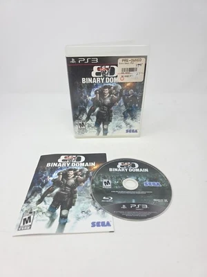 Binary Domain PlayStation 3 PS3 Complete With Manual CIB - Image 1 of 4