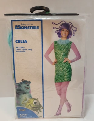 Monsters Inc Celia взрослый большой L дух костюм для Хэллоуина без парика или обруч для волос - Изображение 1 из 4