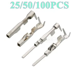TE AMP MCON 1.2mm Automotive Crimp Male Female Pin Socket Terminals Contact New - Picture 1 of 5