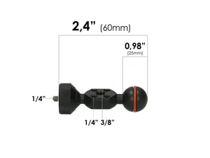 Vario brazo corto articulado 2,4"|Cámara deslizante - Imagen 1 de 3