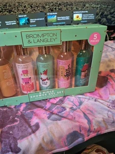 Brompton & Langley Merry & Bright Duschgel Geschenkset, 5 Stück, 2,2 Fl. Oz, NEU - Bild 1 von 7