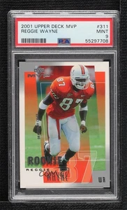 2001 Upper Deck MVP Rookie Reggie Wayne #311 PSA 9 MINT Rookie RC - Picture 1 of 3