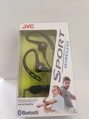 New in Box JVC Sport Wireless Headphones - Bluetooth - Black - Earhooks - Image 1 of 4
