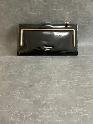 Dune Black Patent Wallet 20 X 10 X 2 Cm Never Used Defect  - Image 1 of 4