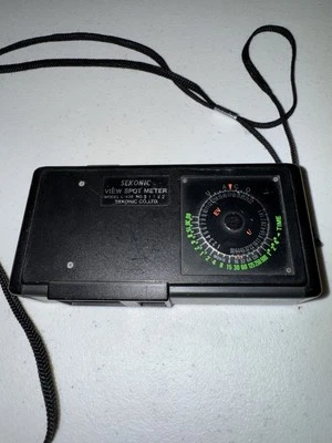 Medidor de Punto de Vista Sekonic Modelo L-438 Medidor de Luz Usado Estuche Blanco Foto 1 de 4