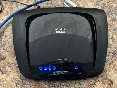 CISCO Linksys E1000 Wireless-N Router 300 Mbps 4-Port 10/100  FREE SHIPPING - Image 1 of 4