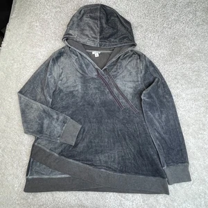 Sudadera con capucha Sundance Aurora Velour gris para mujer XL - Imagen 1 de 6