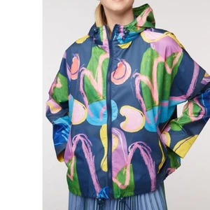 Gorman Raincoat x Katie Eraser 27 Years SizeS / M Cropped Hooded Jacket - Bild 1 von 6