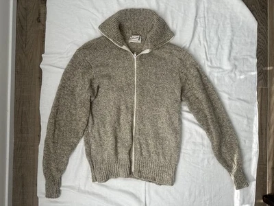 Suéter De Colección Sears Fieldmaster Ropa Deportiva Con Cremallera Para Hombre XL Lana Alta Foto 1 de 4