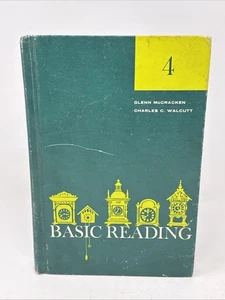 Basic Reading 4 by McCracken & Walcutt Lippincott 1965 HB Illustrated Text 4th - Imagen 1 de 14