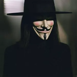 V For Vendetta Mask Cosplay Guy Fawkes Anonymous Mask Halloween Party Prop Resin - Picture 1 of 10