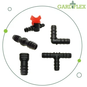 Gardiflex Micro Irrigation System Connectors 13mm ID 16mm OD - Multi Item - Picture 1 of 13