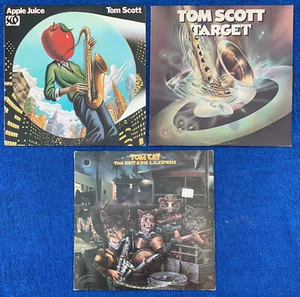Tom Scott 3 LP LOT Vinyl LP's in Near Mint Condition -Apple Juice Target Tom Cat - Picture 1 of 2