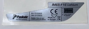 Genuine Paslode 018925 Handle Sticker Decal for IM65A F16 Lithium *FREE POST* - Picture 1 of 5