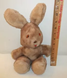 Vtg Plush Easter Bunny Rabbit Happiness Aid Well Made Toy Mfg Co - Picture 1 of 12