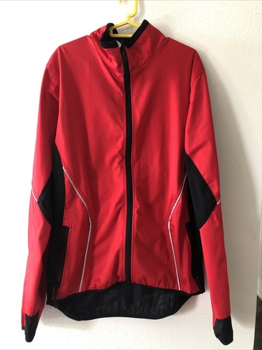 VETEMENTS Zorrel Giacca Uomo Grande Rossa Serie Meteo Iron Man Zip Up