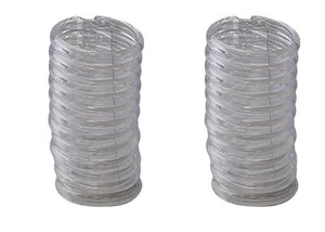 2 Pack 24 Piece Plastic Basic Locking Oval Hook Easy Gliding Shower Curtain R... - Picture 1 of 4