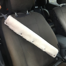 Handmade 2 foot long Sherpa Fleece seatbelt covers