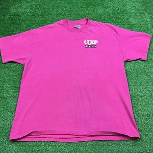 Vintage 90er AXP Digital Imagine... T-Shirt Pink Gr. XL Hanes Beefy Made in USA - Bild 1 von 12