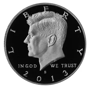 2013 S Proof Kennedy mezzo dollaro non circolato US Mint - Foto 1 di 1