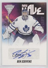 2011-12 Panini Titanium New Wave Signatures Ben Scrivens #7 Rookie Auto RC