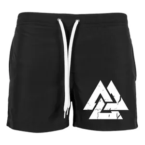 Herren Badehose Marke Valknut Wotansknoten vikingwear men swim shorts M - 5XL - Bild 1 von 3