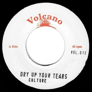 Culture – Dry Up Your Tears 7" VINYL MINT VOLCANO ROOTS - Picture 1 of 2