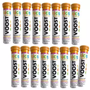 16x VOOST Kids Calcium Berry + Vanilla Effervescent Tablets 20 pack EXP 06/2025 - Picture 1 of 6