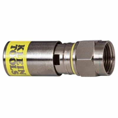 Klein Tools VDV812-612 Universal F Compression Connectors RG6/6Q 50-Pack - Image 1 of 4