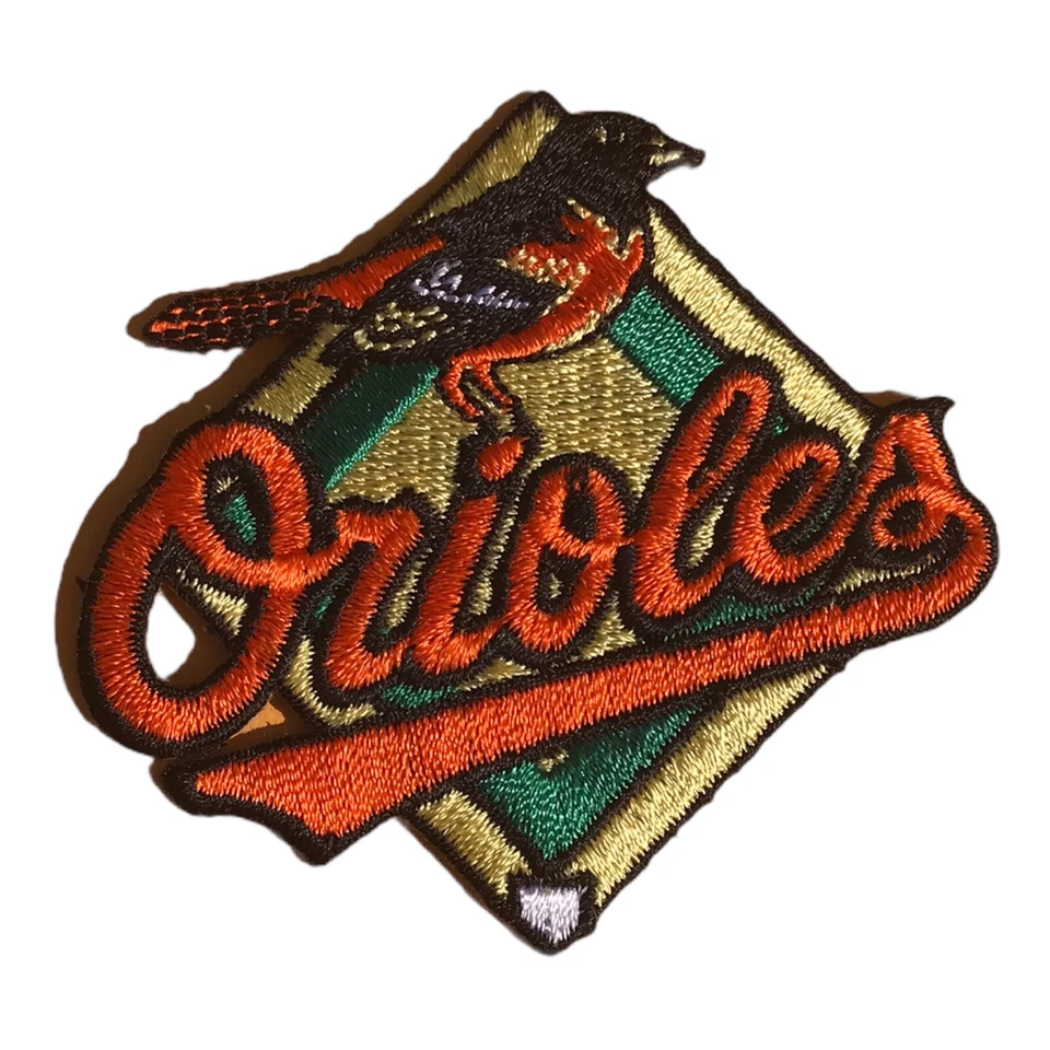 1999-2008 ERA BALTIMORE ORIOLES MLB BASEBALL VINTAGE 2 5/8" TEAM LOGO PATCH - Image 1 of 1