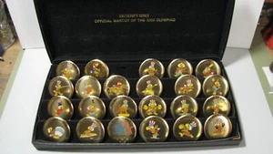 Vintage 1984 23rd Olympiad Collectors Set Go For The Gold Sam Eagle Pins - Picture 1 of 9