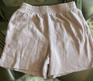 Art Class Girls Light Pink Cut-off Sweat Shorts XL 14-16 Fleece Pull On Pockets - Picture 1 of 6