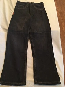Size 10 Kobalt Instinct Fashion jeans skull dragons rodeo black denim Boys New - Picture 1 of 4