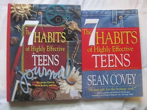 Lot of 2~7 Habits of Highly Effective Teens Workbook & Journal~Self-Help~LBDAQ - Imagen 1 de 6