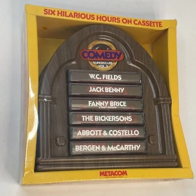 Metacom Comedy Superstars Vol 2 On Cassette Tapes With Case Jack Benny Vintage — 第 1/4 张图片