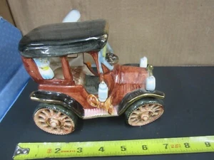 Jalopy Antik Auto Modell T Keramik Keramik Kunst Capodimonte Porzellan - Bild 1 von 9