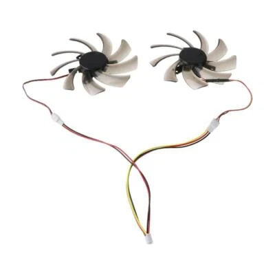 2Pcs 95MM T129215SM 3Pin Cooler Fan Replacement For Gigabyte 7850 Radon R9 270 - Image 1 of 4