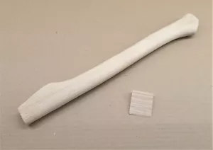 HICKORY 13" Single Bit Bent AXE HANDLE - Picture 1 of 4